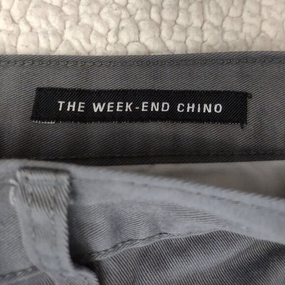 RVCA gray casual cotton blend Weekend Chino shorts mens size 30 - Picture 3 of 7